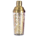 2021 Newest Custom 450ml Glitter Plastic Cocktail Shaker Hand Drink Mixer Boba Tea Shaker Cup For Home /Bar